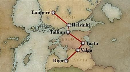 Riga to Tampere