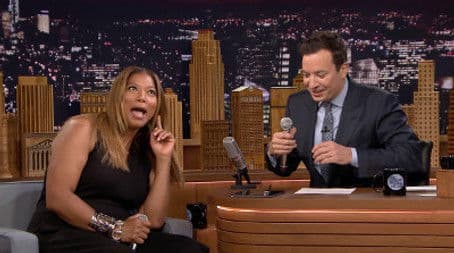 Queen Latifah, Sam Rockwell, a performance by the Broadway cast of Something Rotten!