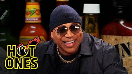 LL COOL J Needs Some Milk While Eating Spicy Wings