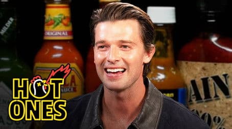 Patrick Schwarzenegger Proves the Naysayers Wrong While Eating Spicy Wings