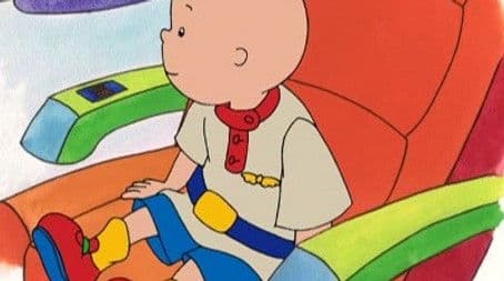 Caillou Flies on a Plane