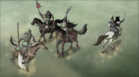 Three Heroes Battle Lu Bu