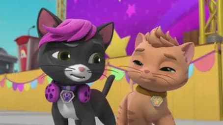 Pups and Cats Save HumCatDingerMan