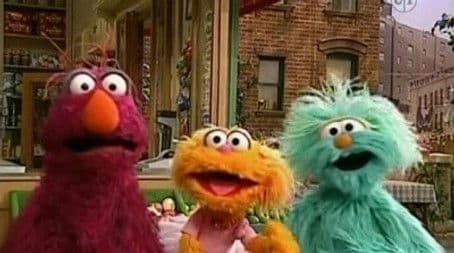 Rosita, Telly, and Zoe Play House