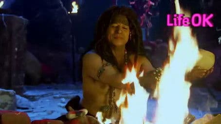 Andhaka pleases Lord Brahma