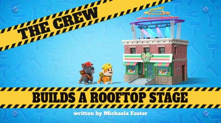 The Crew Builds a Rooftop Stage