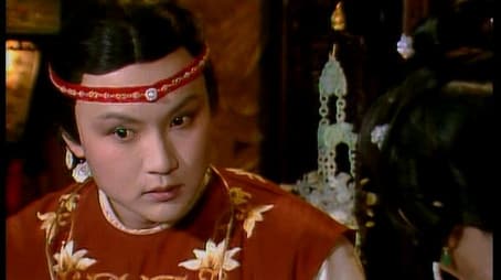 Baoyu, Daiyu, and Baochai's First Meeting at the Hall of Glorious Pageant