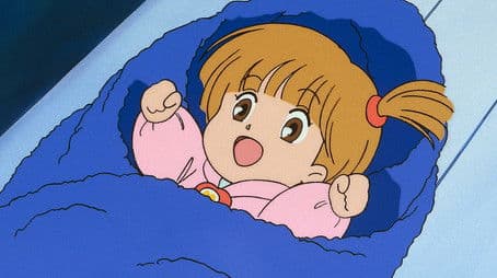 The baby fell from the sky!