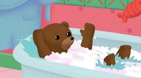 Little Brown Bear has a bath