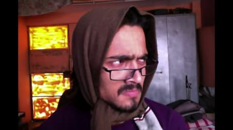 Abusing in front of parents