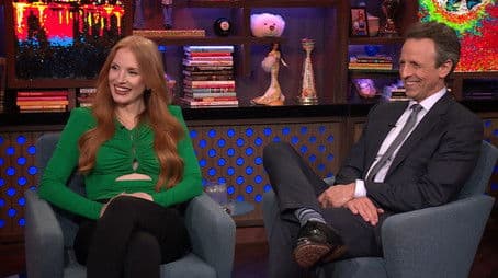 Jessica Chastain & Seth Meyers