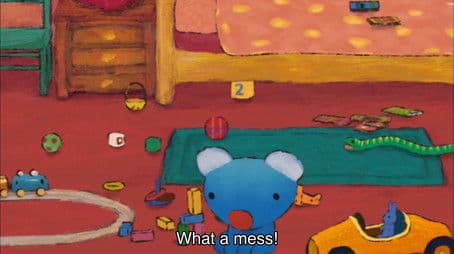 Penelope Tidies Her Room