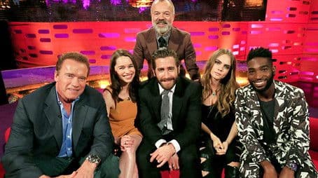 Arnold Schwarzenegger, Emilia Clarke, Jake Gyllenhaal, Cara Delevingne, Tinie Tempah