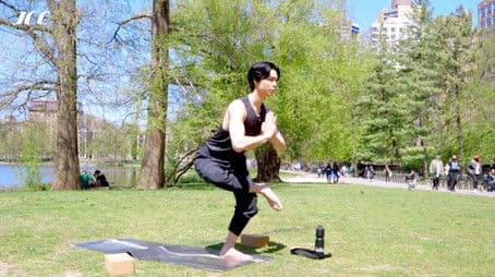 I'm gonna try yoga at Central Park 🧘🏻♂️