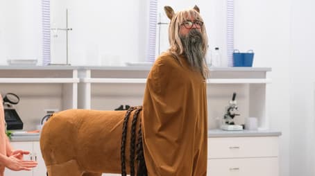 Human Heads for Horses