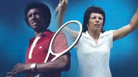 Billie Jean King and Arthur Ashe