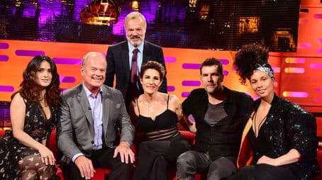 Kelsey Grammer, Tamsin Greig, Salma Hayek, Rhod Gilbert, Alicia Keys
