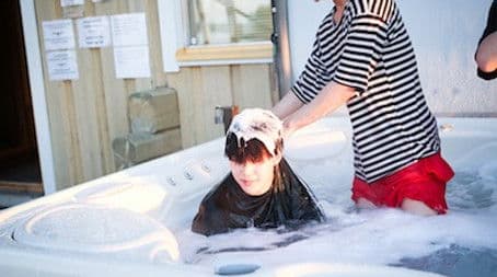 Naughty boys visit Finland!