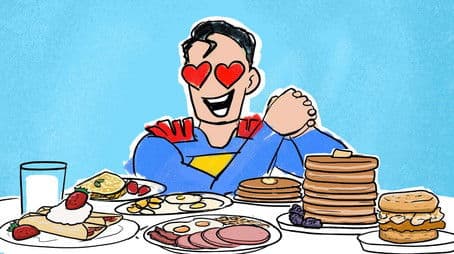 Superman HISHE - Breakfast For My Food