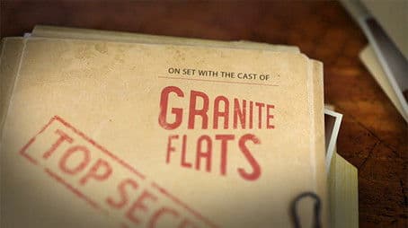 On Set with the Cast of Granite Flats