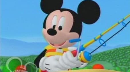 Mickey Goes Fishing
