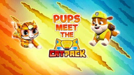 Pups Meet the Cat Pack