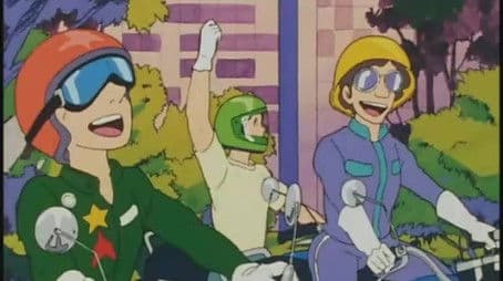 Papa's a middle-aged rider