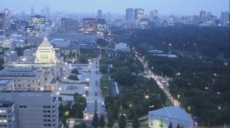 Summer's End: On the Streets in Front of the Diet