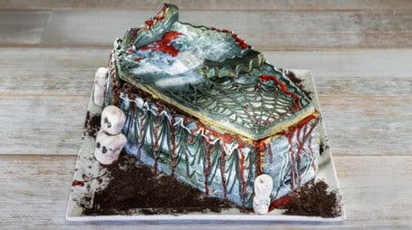 Day After Halloween and Ancient Coffin