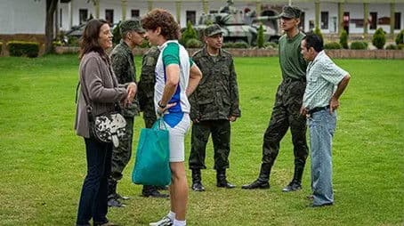 Un ángel protege a Rigo