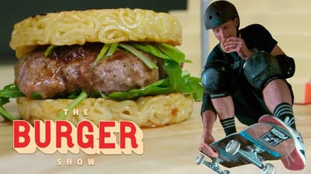 Tony Hawk Skates and Eats Iconic Burgers