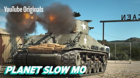 WWII Tanks Firing in Slow Motion