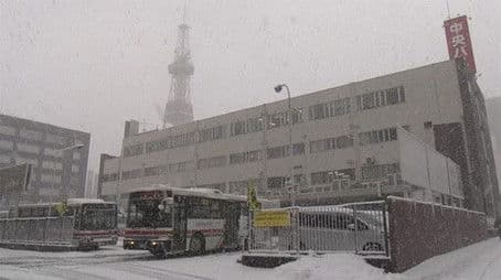 Sapporo: Bus Terminal on Holy Night