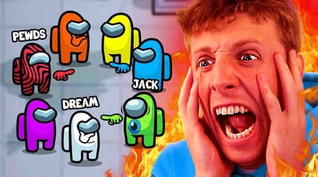 SIDEMEN play AMONG US but everyone RAGES at each other