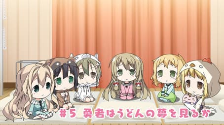 Churutto! Episode 5: Do Heroes Dream of Udon?