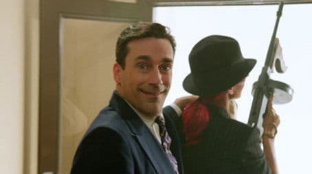 Jon Hamm with Rihanna