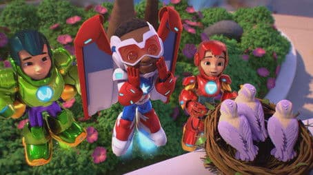 The Iron Friends and the Baby Birds