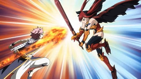 Natsu vs. Erza