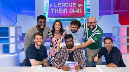 Eve Muirhead, Tom Davis, Nish Kumar & Joel Dommett