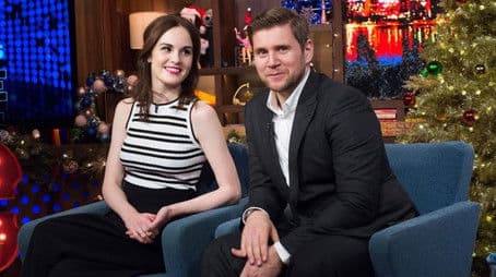 Allen Leech and Michelle Dockery