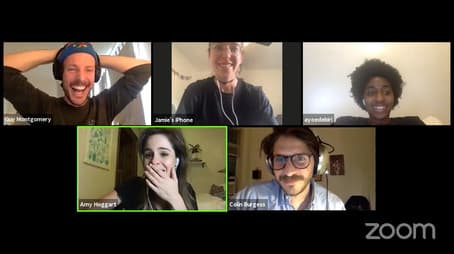 Jamie Loftus, Ayo Edebiri, Amy Hoggart & Colin Burgess