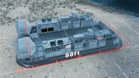 US Navy Hovercraft Overhaul