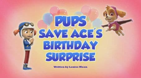 Pups Save Ace's Birthday