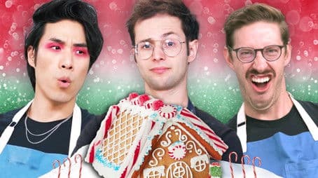 Try Guys Bake Gingerbread Houses Without A Recipe