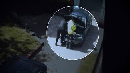 Brazen car scam caught on camera