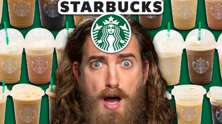 We Try EVERY Starbucks Iced Coffee