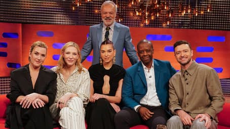 Kate Winslet, Cate Blanchett, Dua Lipa, Adrian Lester and Justin Timberlake