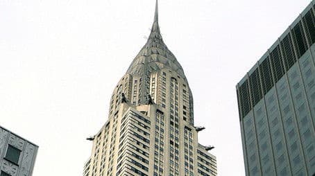 Chrysler Building and Stanford Mausoleum