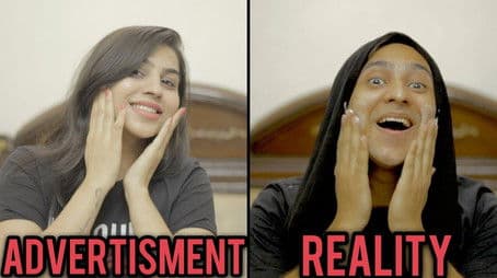 Advertisment Vs Reality
