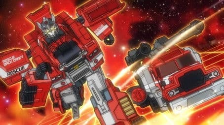 Red burning combine!!